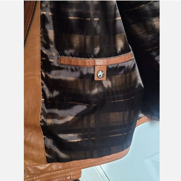 VTG Robert Comstock & Co Lambskin Leather Jacket XL Motorcycle Bomber Flight - Picture 13 of 16